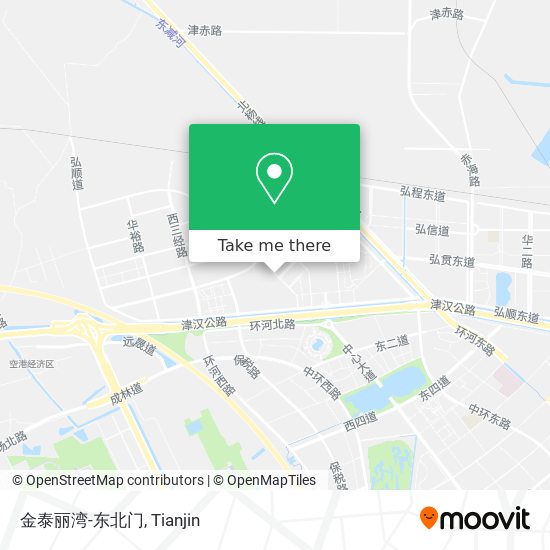 金泰丽湾-东北门 map