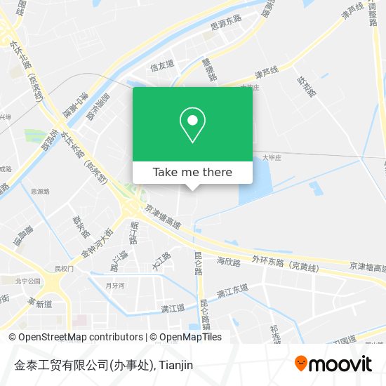 金泰工贸有限公司(办事处) map