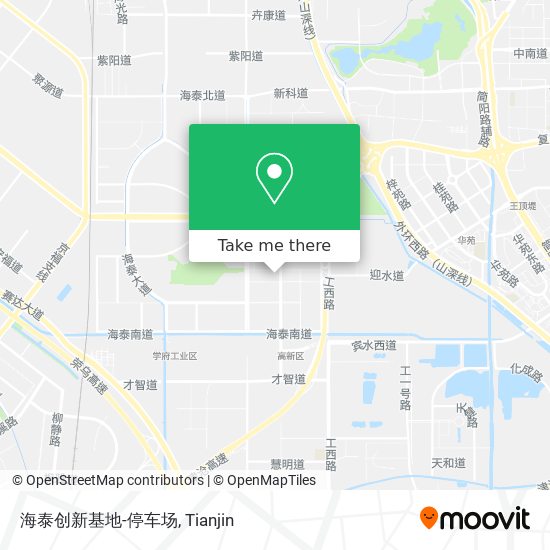 海泰创新基地-停车场 map