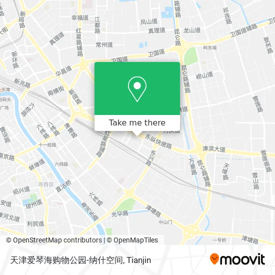 天津爱琴海购物公园-纳什空间 map