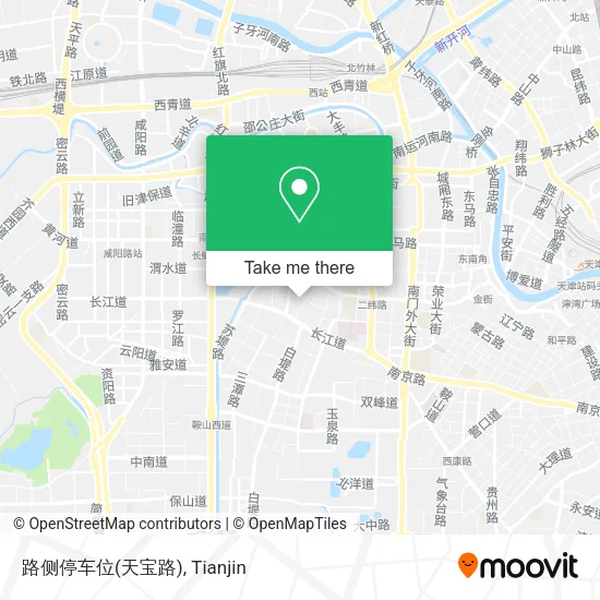 路侧停车位(天宝路) map