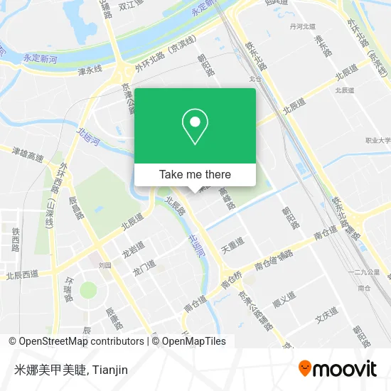 米娜美甲美睫 map