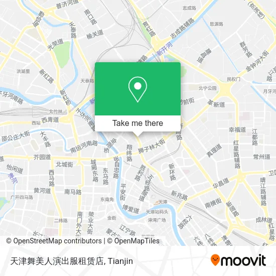 天津舞美人演出服租赁店 map