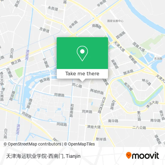 天津海运职业学院-西南门 map