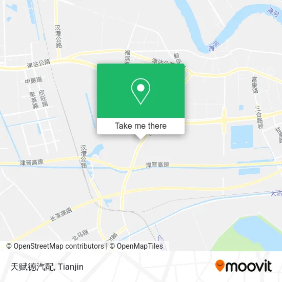天赋德汽配 map
