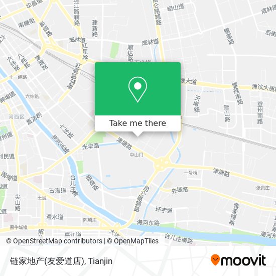 链家地产(友爱道店) map