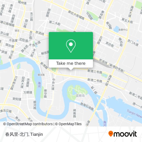 春风里-北门 map