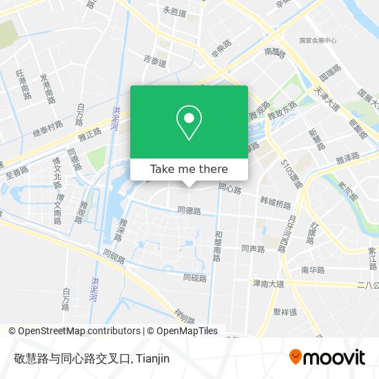 敬慧路与同心路交叉口 map