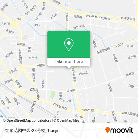 红顶花园中园-28号楼 map