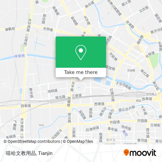 嘻哈文教用品 map