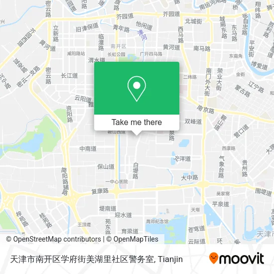 天津市南开区学府街美湖里社区警务室 map