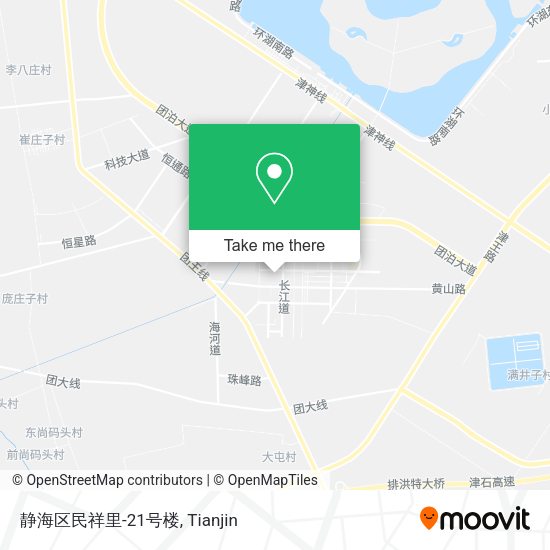 静海区民祥里-21号楼 map