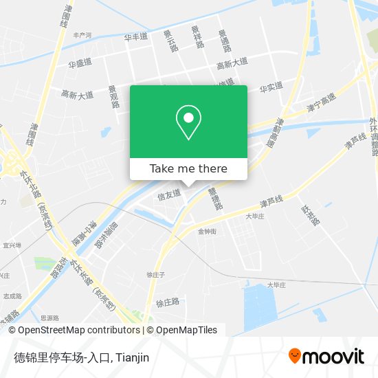 德锦里停车场-入口 map