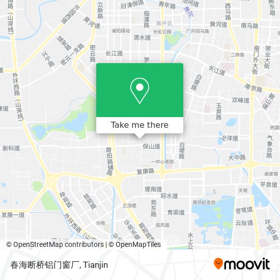 春海断桥铝门窗厂 map