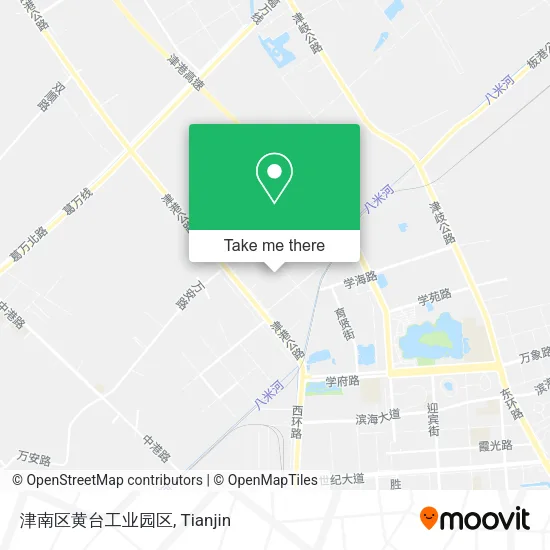 津南区黄台工业园区 map