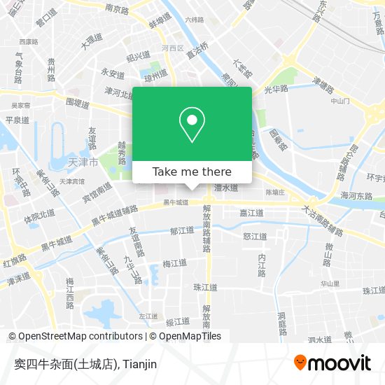 窦四牛杂面(土城店) map