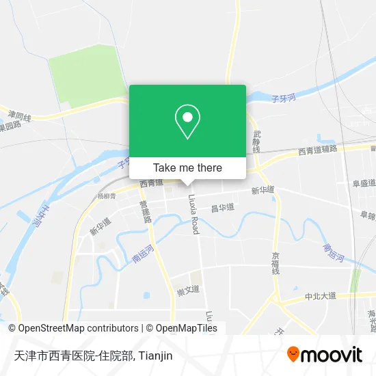 天津市西青医院-住院部 map