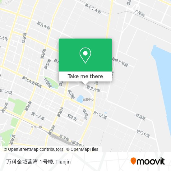 万科金域蓝湾-1号楼 map
