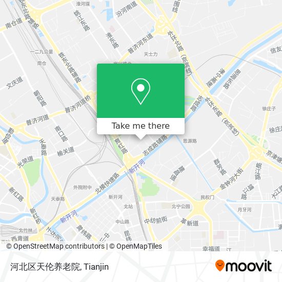 河北区天伦养老院 map