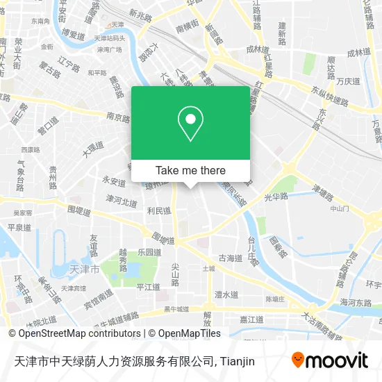 天津市中天绿荫人力资源服务有限公司 map