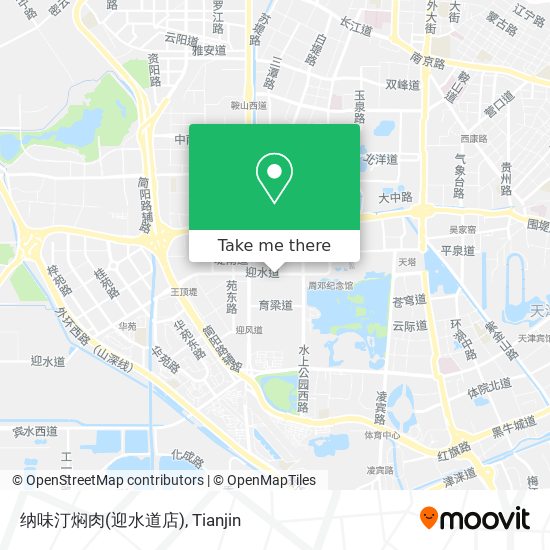 纳味汀焖肉(迎水道店) map