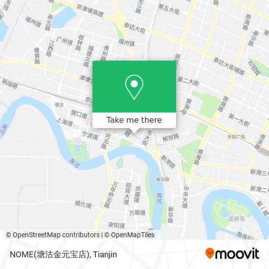 NOME(塘沽金元宝店) map