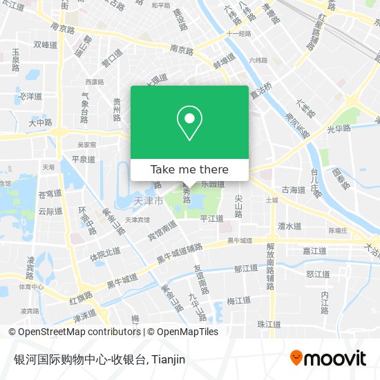 银河国际购物中心-收银台 map