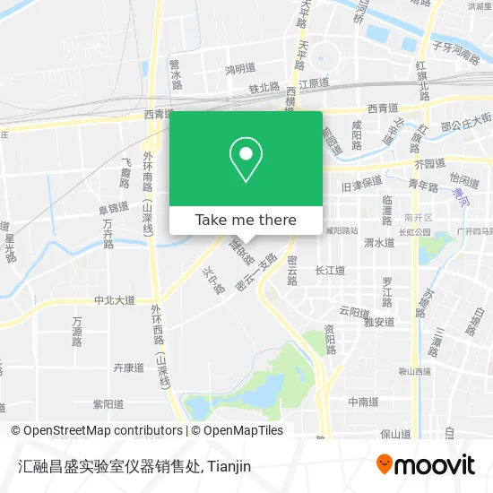 汇融昌盛实验室仪器销售处 map