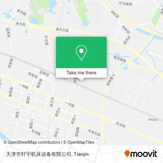 天津市轩宇机床设备有限公司 map