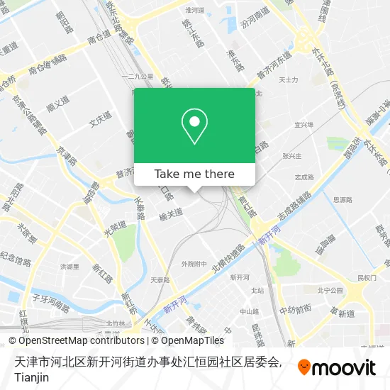 天津市河北区新开河街道办事处汇恒园社区居委会 map