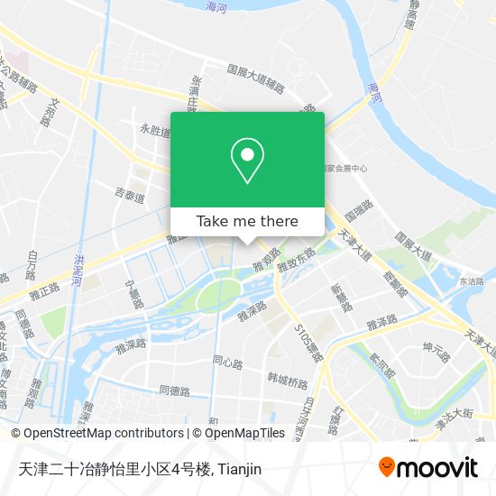 天津二十冶静怡里小区4号楼 map