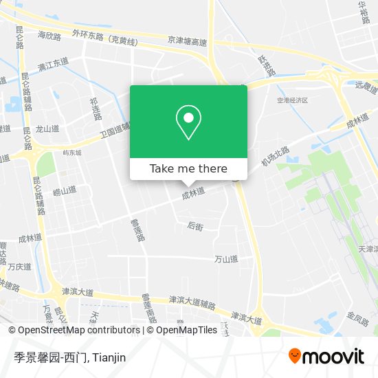季景馨园-西门 map