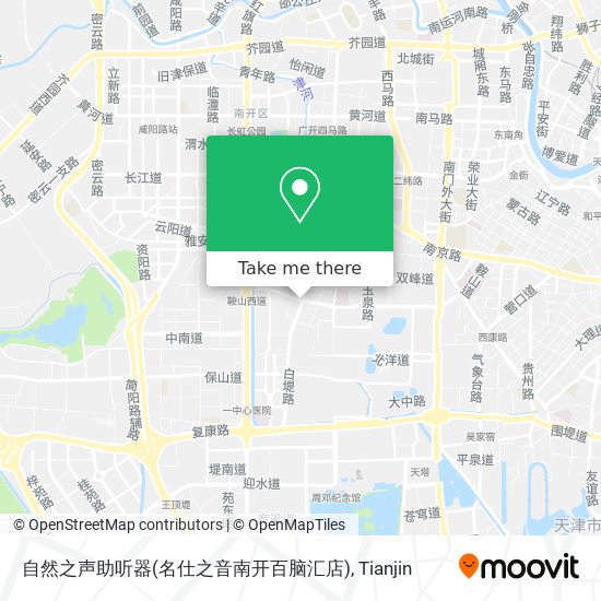 自然之声助听器(名仕之音南开百脑汇店) map