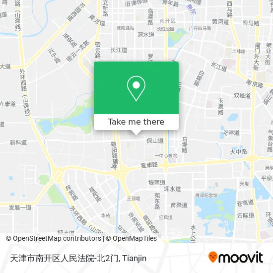 天津市南开区人民法院-北2门 map
