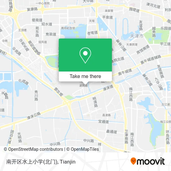 南开区水上小学(北门) map