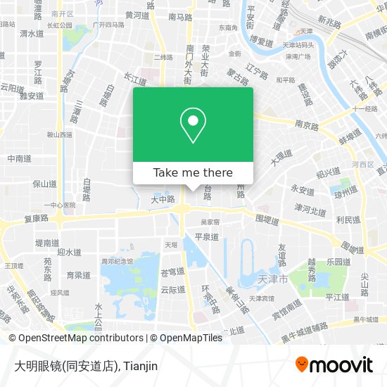大明眼镜(同安道店) map