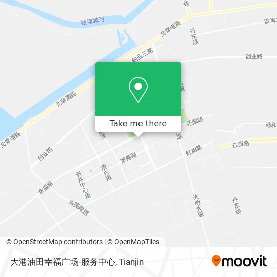 大港油田幸福广场-服务中心 map