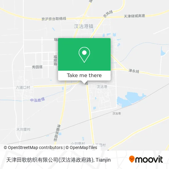 天津田歌纺织有限公司(汊沽港政府路) map