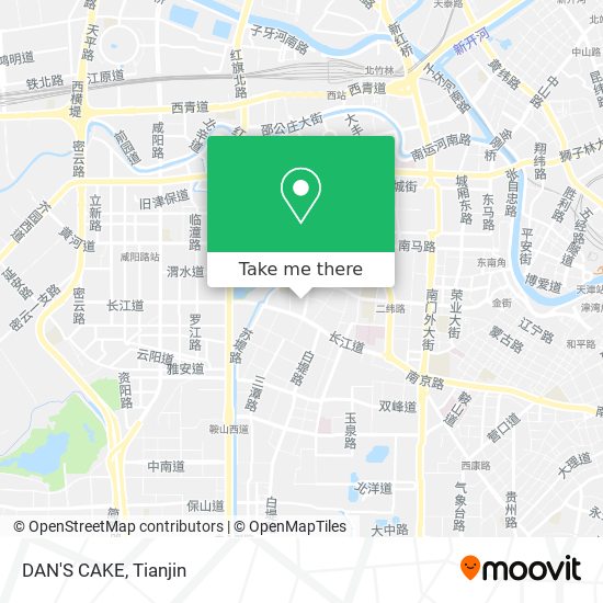 DAN'S CAKE map