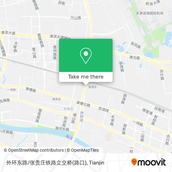 外环东路/张贵庄铁路立交桥(路口) map