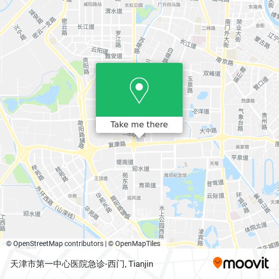 天津市第一中心医院急诊-西门 map