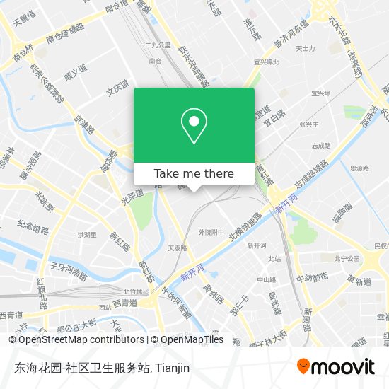 东海花园-社区卫生服务站 map