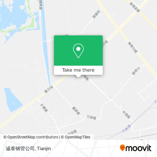 诚泰钢管公司 map