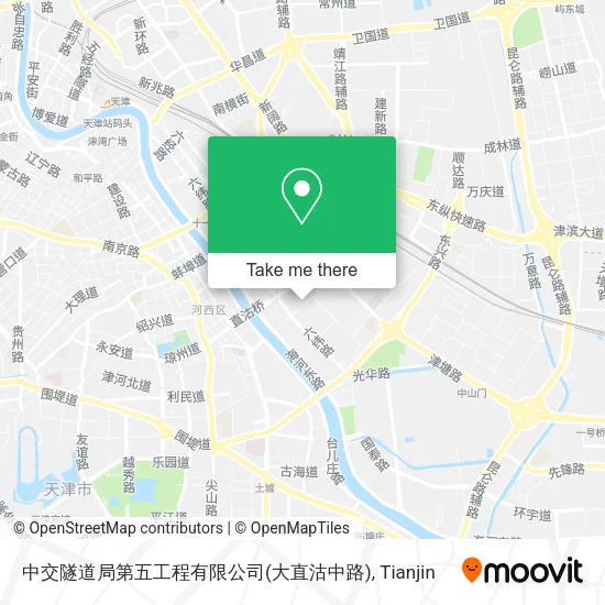 中交隧道局第五工程有限公司(大直沽中路) map