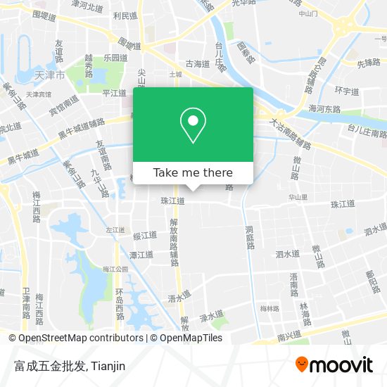 富成五金批发 map
