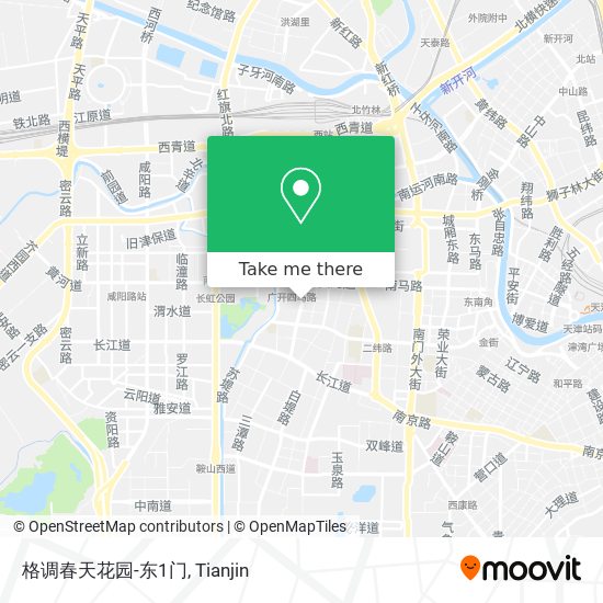 格调春天花园-东1门 map