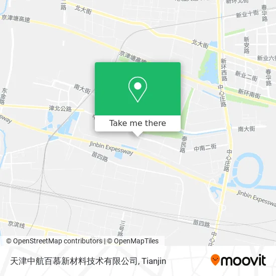 天津中航百慕新材料技术有限公司 map