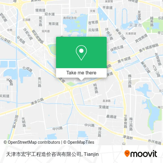 天津市宏宇工程造价咨询有限公司 map