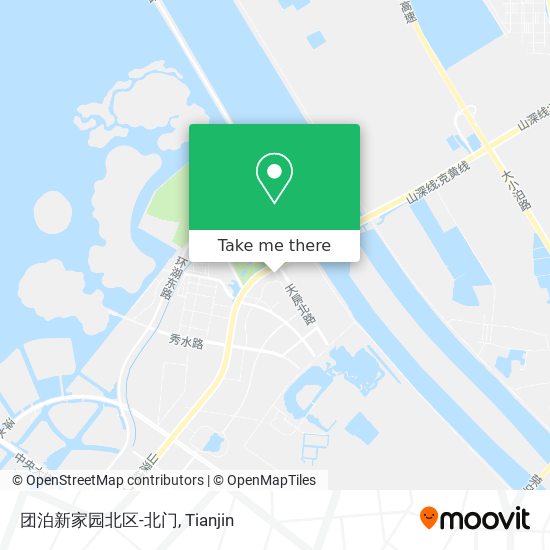 团泊新家园北区-北门 map
