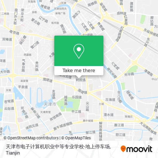 天津市电子计算机职业中等专业学校-地上停车场 map